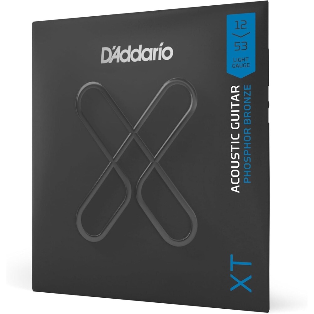 D'Addario XT Phosphor Bronze Acoustic Guitar Strings 12-53